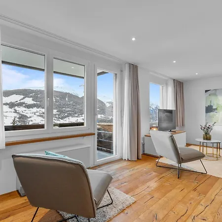 Апартаменты Perfekte Aussicht Mit Poolbereich In Skiregion Брайль-Бригельс